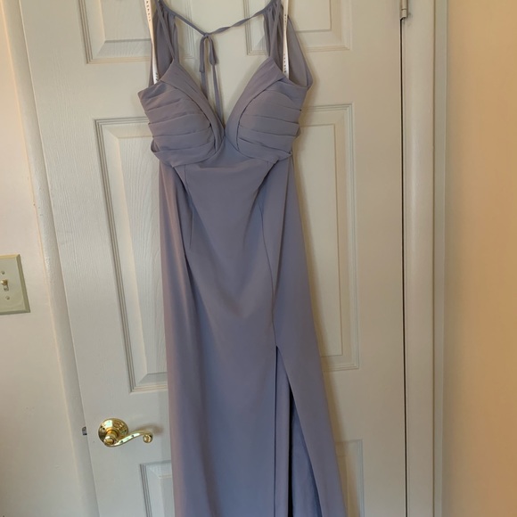 Azazie Dresses Light Purple Azazie Fog Dress Custom Great Condition